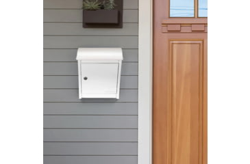 Image of Barska Small Locking Wall Mount Drop Box, White, Small, CB14076