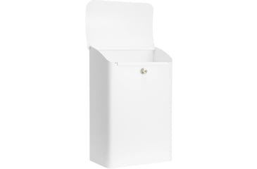 Image of Barska Wall-Mount Top Opening Mail Drop Box, White, Large, CB14074