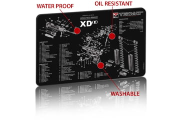 Image of BECK TEK, LLC TEKMAT TEKR17XDE Springfield XDE Handgun Cleaning Mat 11x17x1