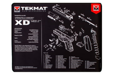 Image of BECK TEK, LLC TEKMAT TEKR20XDMOD2 Springfield XD Mod2 Ultra Premium Cleaning M