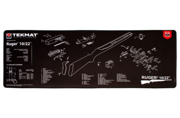 Image of BECK TEK, LLC TEKMAT TEKR441022 Ruger 10-22 Ultra Premium Cleaning Mat Parts D