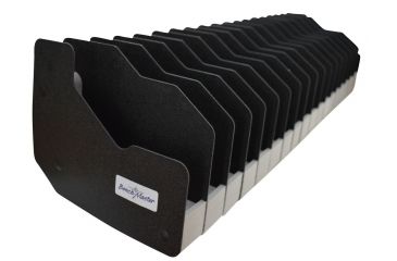 Image of BenchMaster Rifle Rest 18 Gun Pistol Weapon Rack, Black &amp; Gray BMWRM118