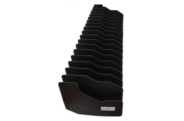 Image of BenchMaster Rifle Rest 18 Gun Pistol Weapon Rack, Black &amp; Gray BMWRM118