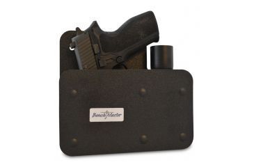 Image of BenchMaster Weapon Rack  - Single Gun Pistol Rack with Side Accessory Holder BMWRMSAHV