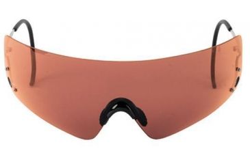 Image of Beretta Shooting Glasses With Red Lenses Size Small Metal Frame With Hard Case Oca900020301
