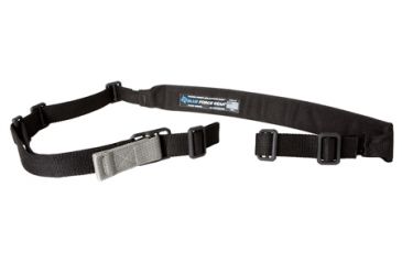 Image of Blue Force Gear Vickers Combat Applications Padded Sling w/Nylon Adjuster, Black, VCAS-200-OA-BK