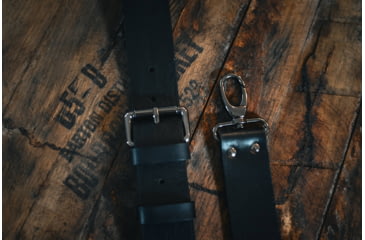 Image of Bieling Leather Co. Classic Leather Rifle Sling, Black, 36 - 42in, BLC0001