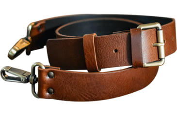 Image of Bieling Leather Co. Classic Leather Rifle Sling, Medium Brown, 36 - 42in, BLC0003