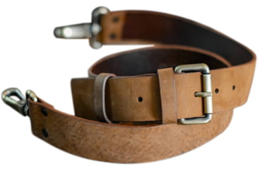 Image of Bieling Leather Co. Classic Leather Rifle Sling, Nubuck Natural, 36 - 42in, BLC0004