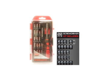 Image of Birchwood Casey BC-BSDS Basic Screwdriver Kit 22 Pieces