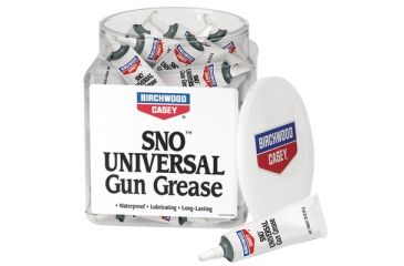 Image of Birchwood Casey SNO Universal Gun Grease For Gun Lubrication and Metal Preservation .75 Ounce Tube 48 per Plastic Bowl 40115