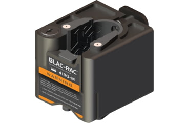 Image of Blac-Rac 4130-M Pump Shotgun Rack w/Lock, Black/Gray, Small, 4130-M