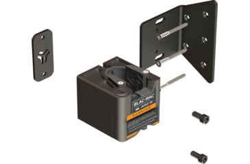 Image of Blac-Rac 4130-M Pump Shotgun Rack w/Lock, Black/Gray, Small, 4130-M