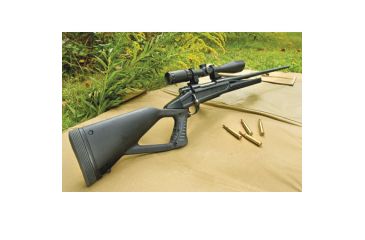 Image of BlackHawk Axiom TH Thumbhole Rifle Stock in use