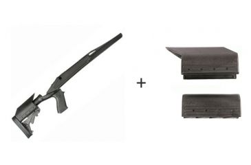 Image of BlackHawk Knoxx Axiom Ultra-Light Rifle Stock Howa/Weatherby Short Action w/ BlackHawk Knoxx Axiom Cheek Piece Adapter