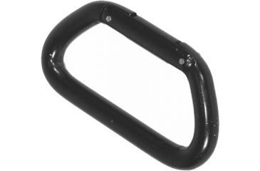 Image of BlackHawk Non-Locking Carabiners Alum (Pkg ea) Black 98NC00BK