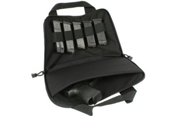 Image of BlackHawk Pistol Rug/Pouch w/ Wrap-Around Handles, 12x8 Inches, Black 61GR01BK