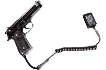 Image of BlackHawk Tactical Pistol Lanyard Coiled Black 90TPL1BK