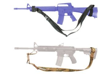 Image of BlackHawk Universal Swift Sling, AR-15 Tac 1.25in 70GS17, Black, MultiCam