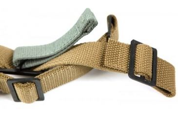 Image of Blue Force Gear Vickers Combat Applications Padded Sling w/Nylon Adjuster, Coyote Tan, VCAS-200-OA-CB