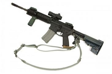 Image of Blue Force Gear Vickers Padded 2-To-1 Sling, Red Swivel Version, Nylon Adjuster And Hardware, Foliage Green VCAS-2TO1-RED-200-AA-FG