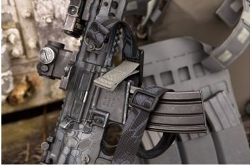 Image of Blue Force Gear Vickers Padded 2-To-1 Sling, Red Swivel Version, Nylon Adjuster And Hardware, Kryptek Typhon VCAS-2TO1-RED-200-AA-KT