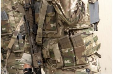 Image of Blue Force Gear Vickers Padded 2-To-1 Sling, Red Swivel Version, Nylon Adjuster And Hardware, Multicam VCAS-2TO1-RED-200-AA-MC