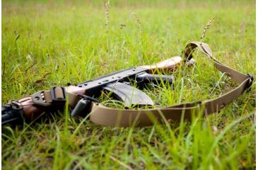 Image of LENGTH=123-#####-Blue Force Gear Vickers Ak Sling, Standard, Nylon Adjustor., Uwl-Pb Molded Attached To Front End, Coyote Brown K-SP-0046-CB
