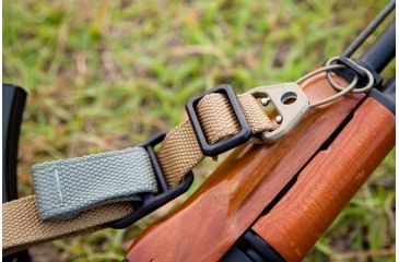Image of LENGTH=123-#####-Blue Force Gear Vickers Ak Sling, Standard, Nylon Adjustor., Uwl-Pb Molded Attached To Front End, Coyote Brown K-SP-0046-CB