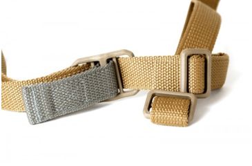 Image of Blue Force Gear Vickers Padded Push Button Sling w/Nylon Adjuster and Hardware, Coyote Brown, VCAS-PB-200-AA-CB