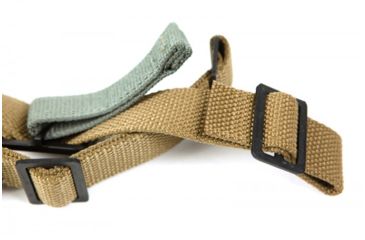 Image of Blue Force Gear Vickers Padded Push Button Sling w/Nylon Adjuster and Hardware, Coyote Brown, VCAS-PB-200-AA-CB