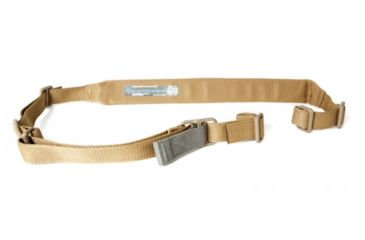 Image of Blue Force Gear Vickers Padded Push Button Sling w/Nylon Adjuster and Hardware, Coyote Brown, VCAS-PB-200-AA-CB