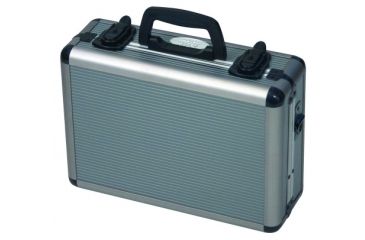 Image of Bob Allen 31036 Two Pistol Range Case, Grey, 12in. x 8.5in. x 4in. 31036