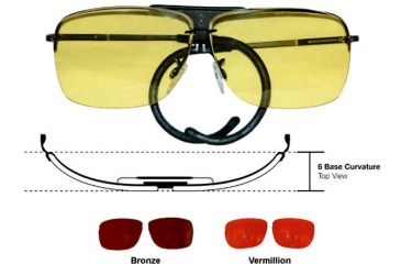 Image of Bob Allen SG6000 Shooting Glasses 6 Base Frame w/3 lens set