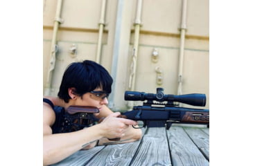 Image of Bolle Sentinel Tactical Shooting Glasses, Matte Black Frame, Copper Struck Edition Lens, PTSSENTC02