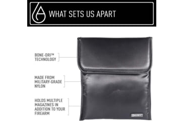 Image of BONE-DRI Gun and Ammo Bag, Black, AF100BL