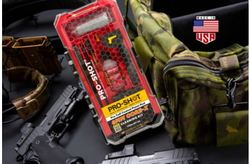 Image of Pro-Shot Core X Essentials Pistol Cleaning Kit, 20 Piece, 9mm, 9KT-CX