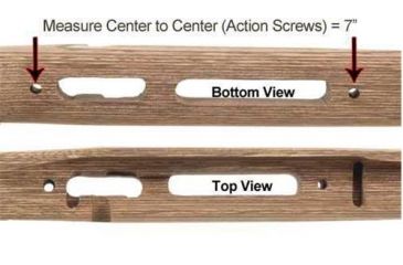 Image of Boyds Hardwood Gunstocks Classic Mossberg Patriot Bolt Long Action Detachable Box Mag Factory Barrel Channel, Nutmeg 38B764C04111