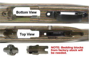 Image of Boyds Hardwood Gunstocks Rimfire Hunter Ruger American Rimfire 22LR Factory Barrel Channel, Nutmeg, 3ZA168B1A111