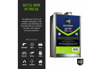 Image of Breakthrough Clean Technologies Battle Born HP-PRO Oil 1 Gallon Can, HPPRO-1GL