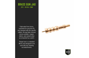 Image of Breakthrough Clean Technologies Brass Cleaning Jag .357 Cal/.38 Cal/9mm, BT-357/38/9BJ