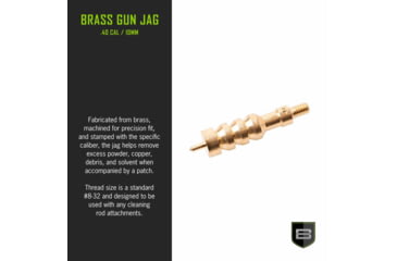 Image of Breakthrough Clean Technologies Brass Cleaning Jag .40 Cal/10mm, BT-40BJ