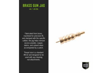 Image of Breakthrough Clean Technologies Brass Cleaning Jag .44 Cal/.45 Cal, BT-44/45BJ