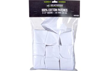 Image of Breakthrough Clean Technologies Breakthrough Cleaning Patches 2 1/2'' Square .45-.58 500 Pck