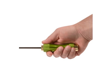 Image of Breakthrough Clean Technologies Carbon Fiber Cleaning Rod with Rotating, Ergonomic Aluminum Handle, 5mm, 12in, BT-CFRR-12