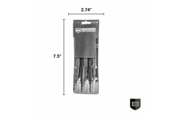 Image of Breakthrough Clean Technologies Double Ended Fiber Reinforced Polymer Picks - 3 Pack with Vinyl Pouch, BT-FRPP-3PK