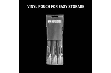 Image of Breakthrough Clean Technologies Double Ended Fiber Reinforced Polymer Picks - 3 Pack with Vinyl Pouch, BT-FRPP-3PK
