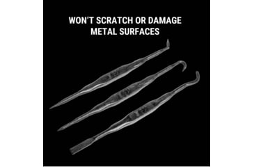 Image of Breakthrough Clean Technologies Double Ended Fiber Reinforced Polymer Picks - 3 Pack with Vinyl Pouch, BT-FRPP-3PK