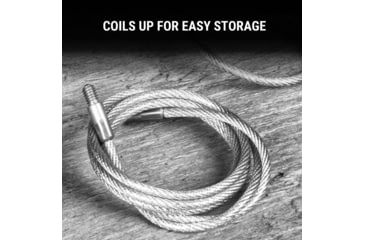 Image of Breakthrough Clean Technologies Nylon Coated Steel Cable with Brass Threads - 2 per Set, 1 -8in, BT-SCBT-SET