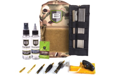 Image of Breakthrough Clean Technologies Nylon Pouch with Molle - Stainless Steel Rod Cleaning Kit, Camo, .30 Caliber/7.62mm, BT-LOC-30-CAM